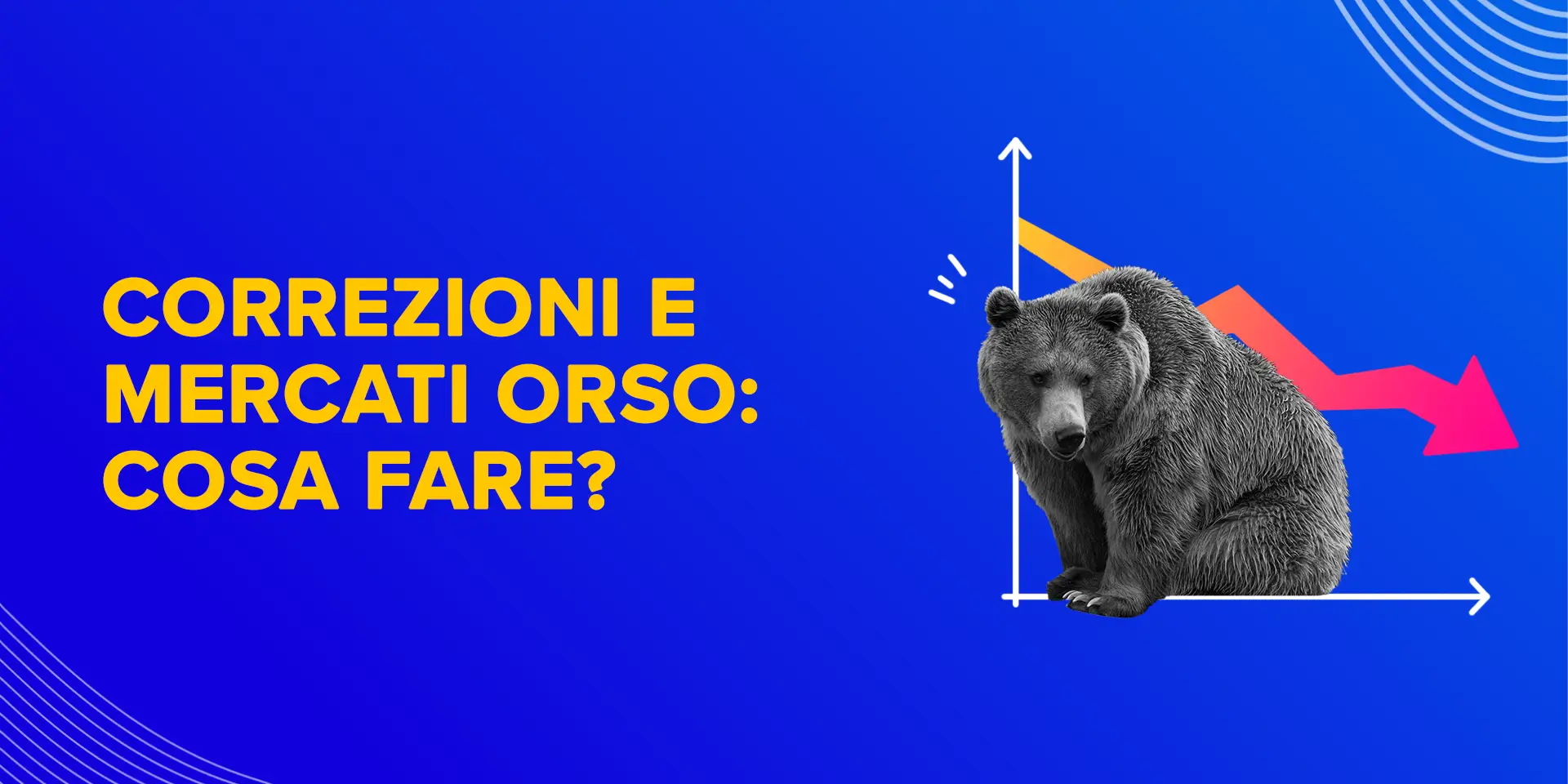 Copertina Correzioni e mercati Orso: cosa fare?